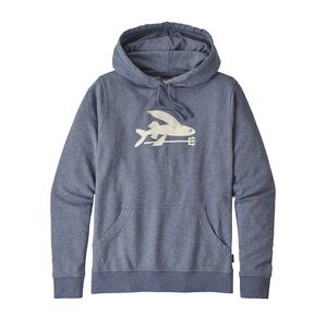 Patagonia Dolomite Blue Gorpcore Organic Flying Fish Lightweight Hoody Medium